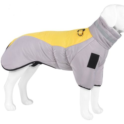 Warm Dog Jacket Winter Coat Reflective Waterproof Windproof Dog Snow Jacket Clothes with Zipper